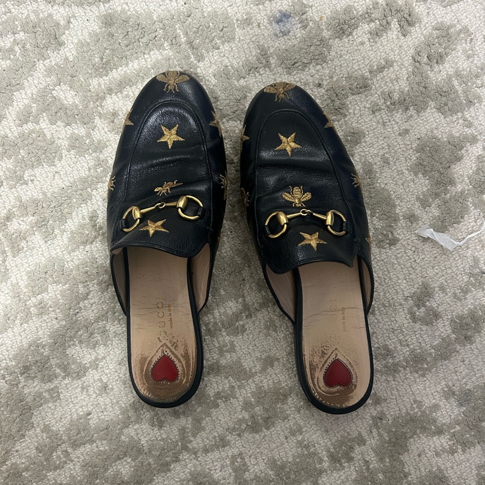Gucci black mules